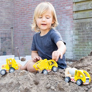 Construction vehicles set - 3 pieces